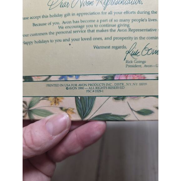 Vtg 1990 Avon Thinking Of You Bird Flowers Post Cards And Envelopes Beautiful - Picture 6 of 8